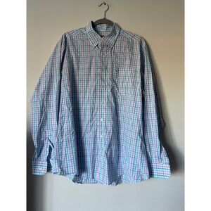 Southern Shirt Co Mens Long Sleeve Button Down Plaid Shirt Size L